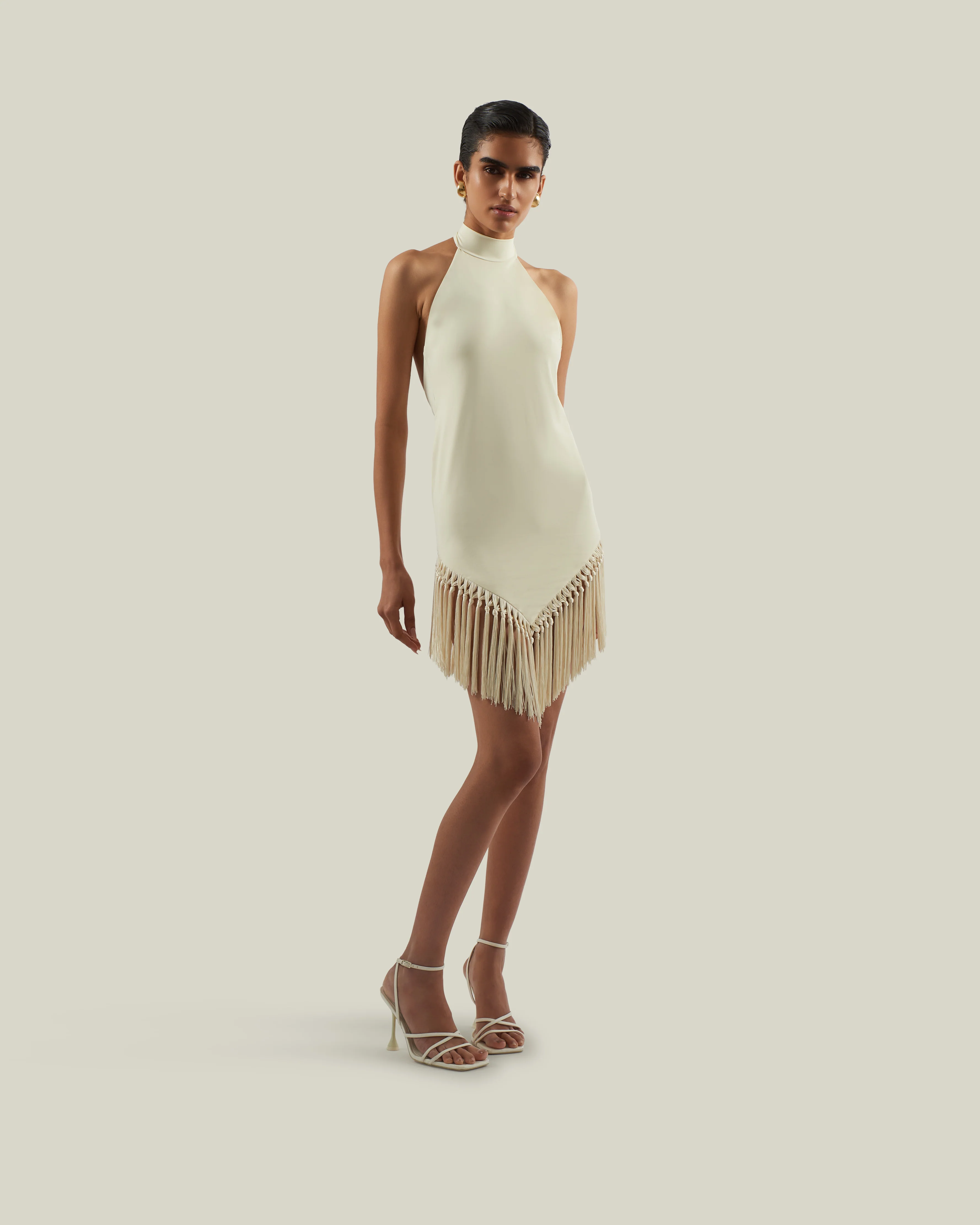 Ares Dress in Ivory