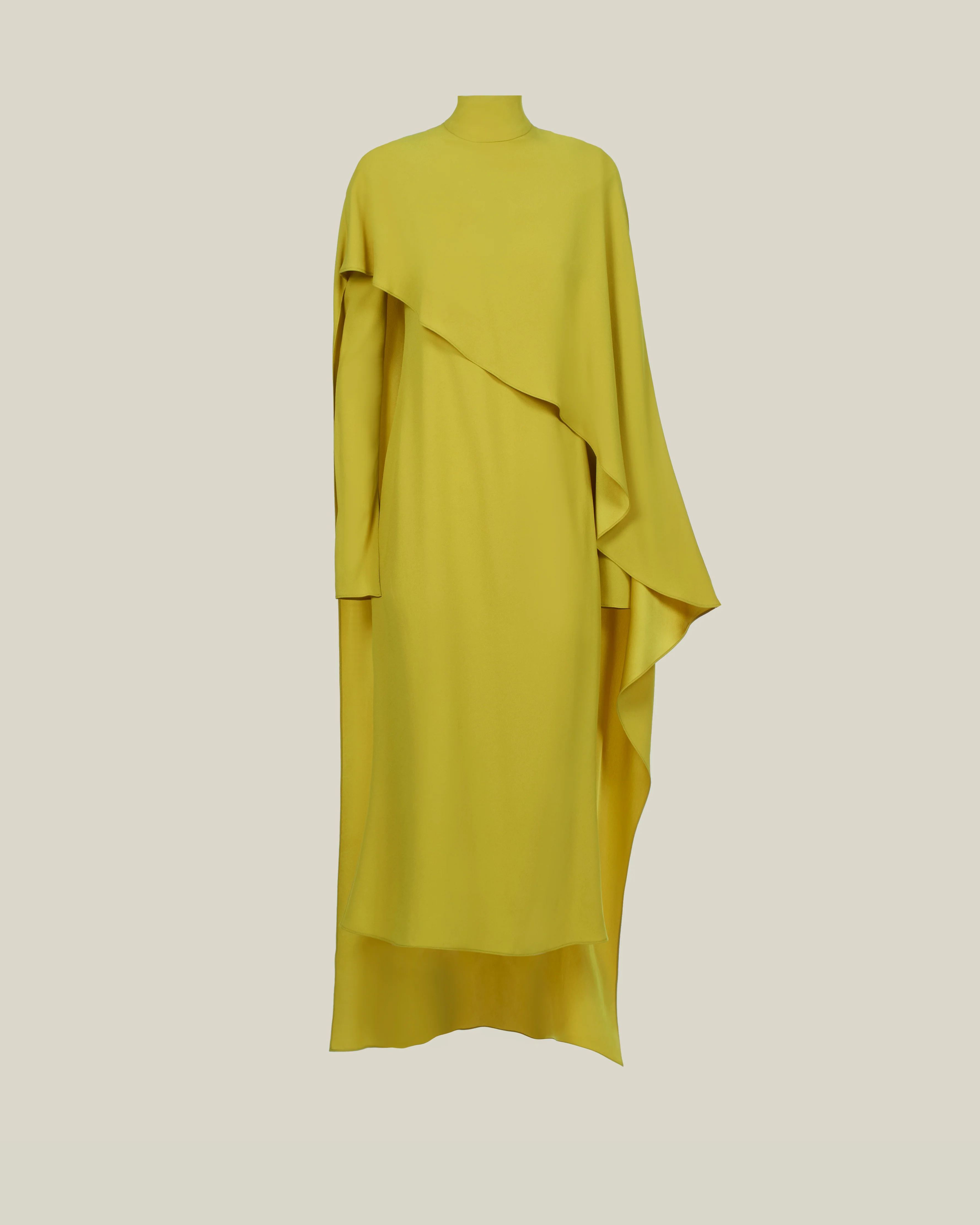 Carrington Midi Dress in Chartreuse - Image 3