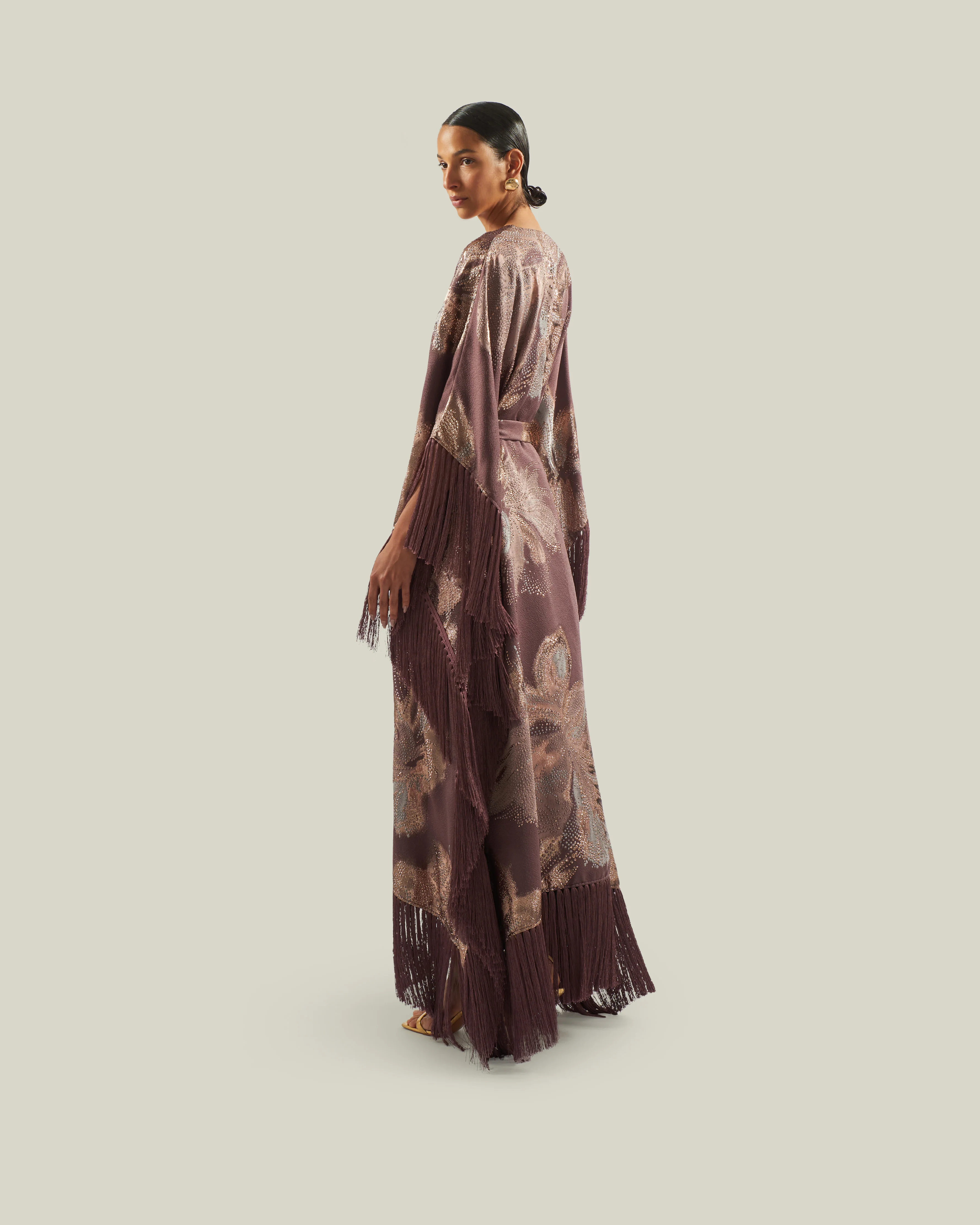 Dawn Royale Kaftan in Mauve - Image 2
