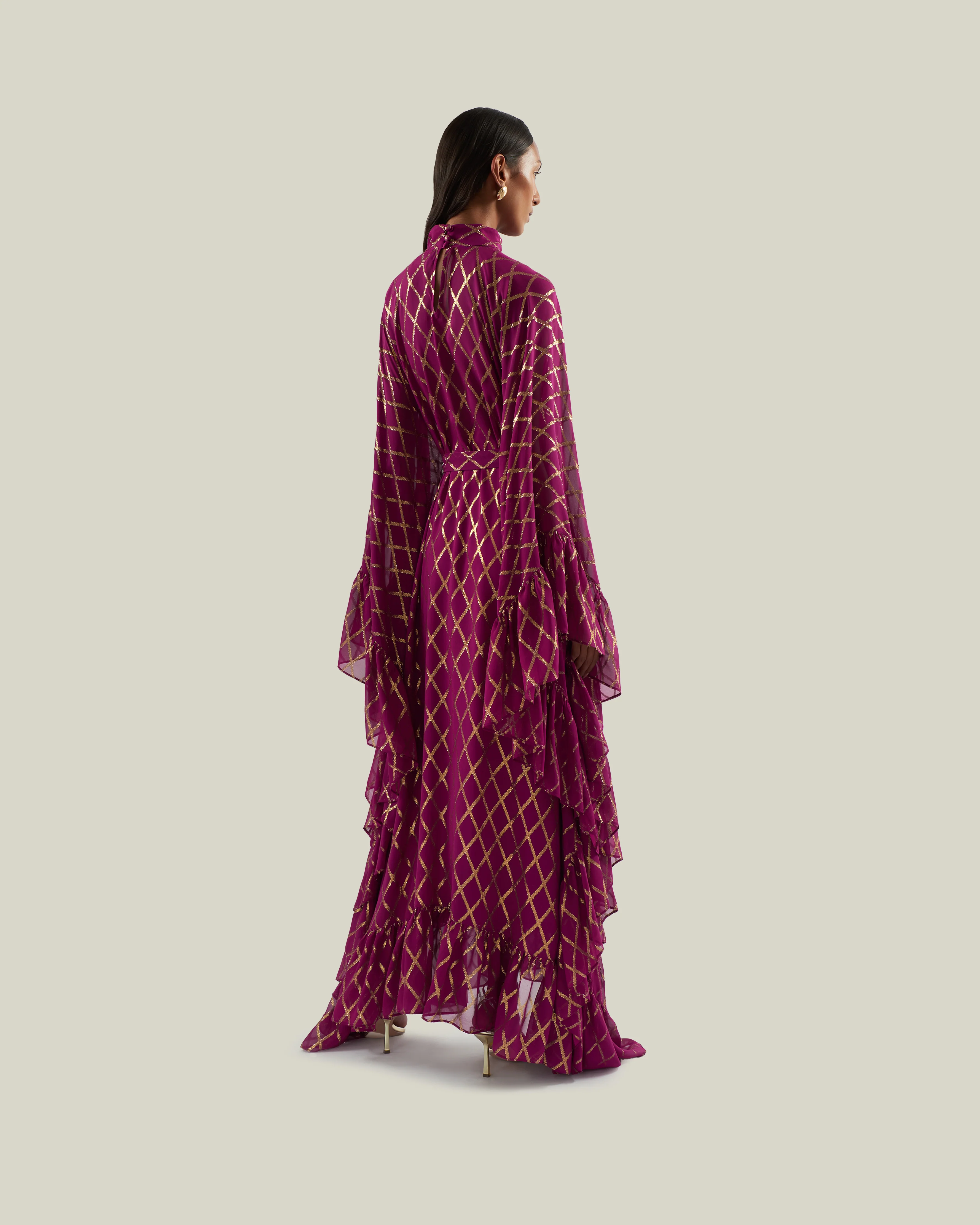 Eccentrica Kaftan in Pomegranate - Image 2