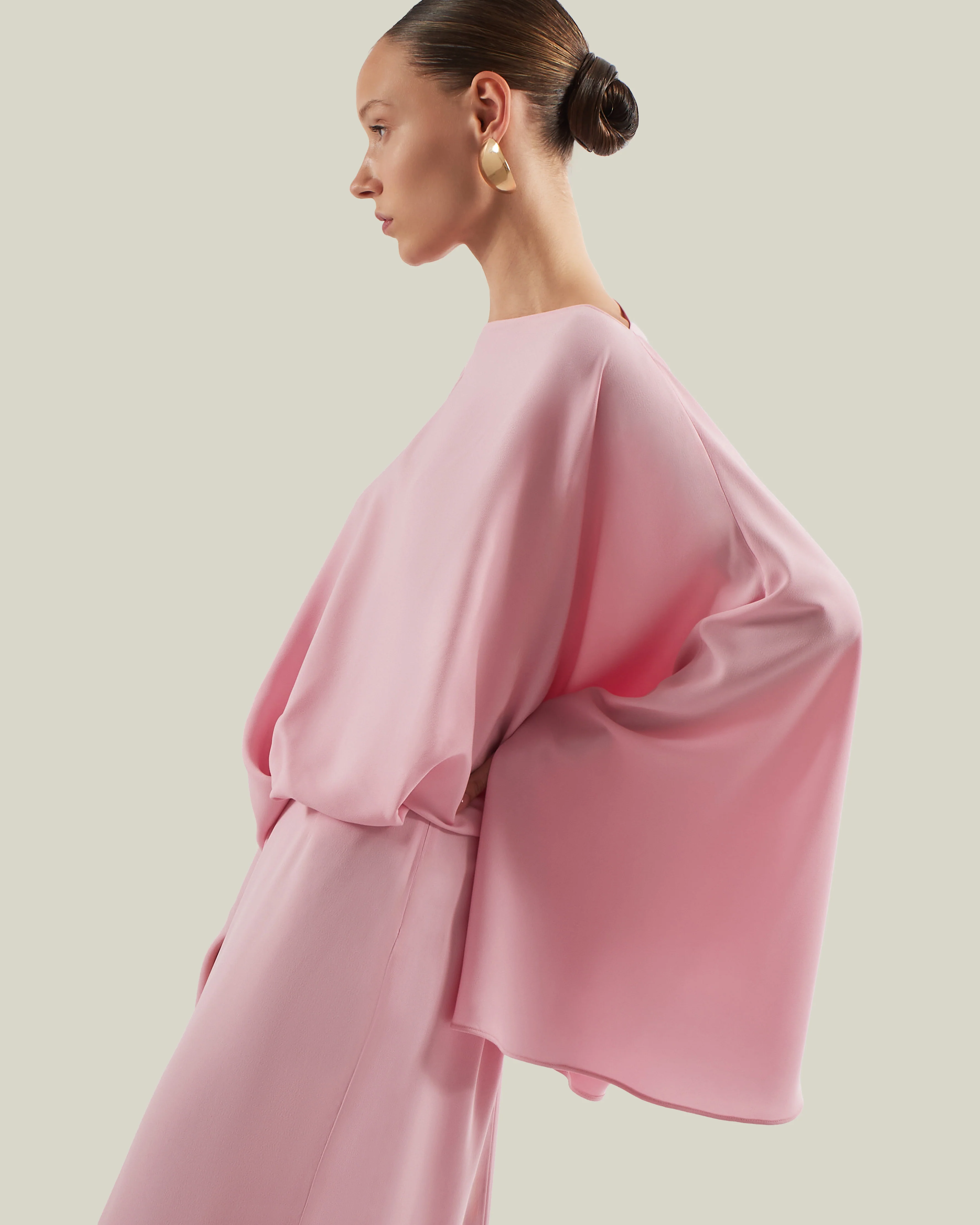 Eolia Dress in Baby Pink - Image 4