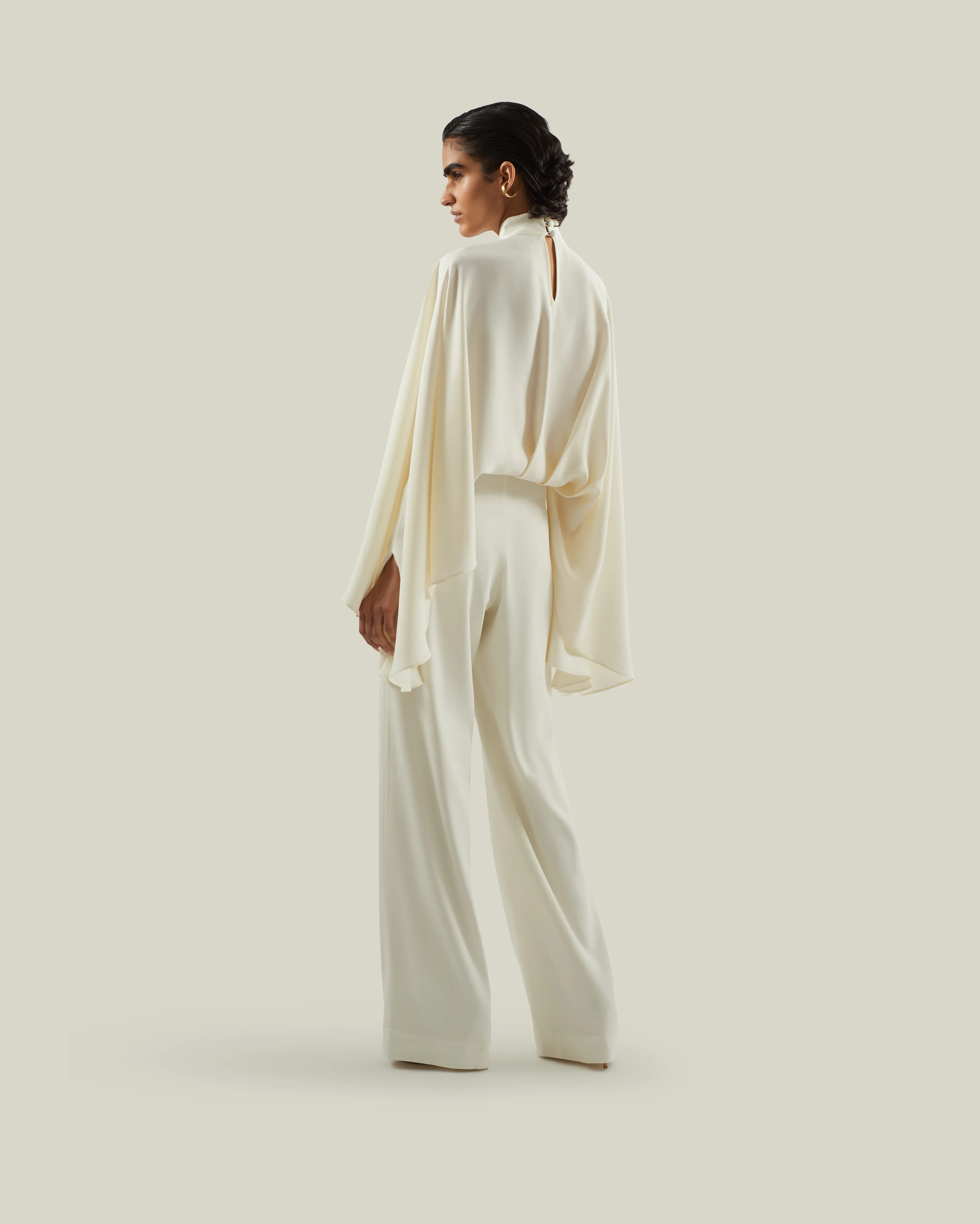 Eolia Jumpsuit in Latte - Image 2