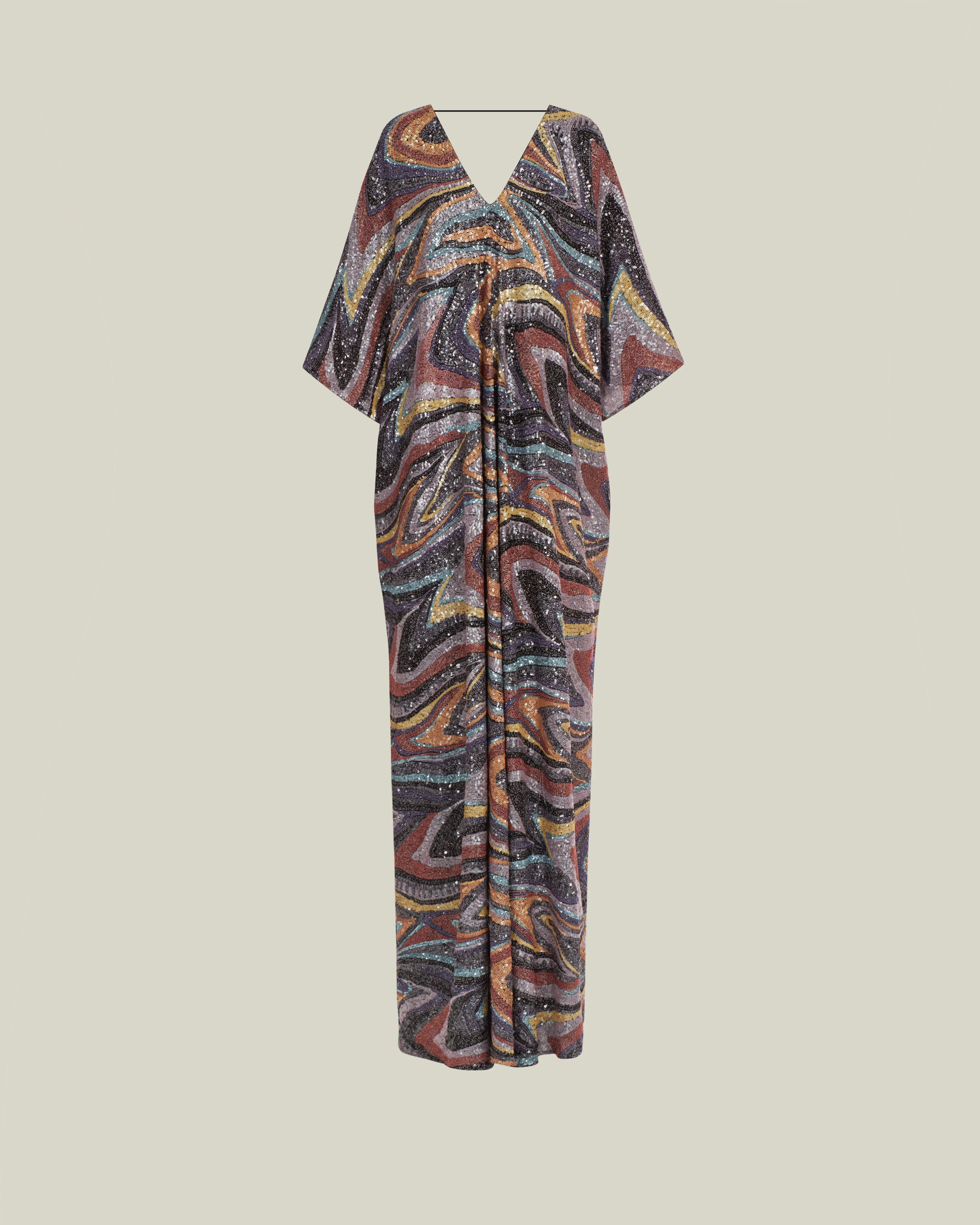 Gala Kaftan in Multicolor - Image 3