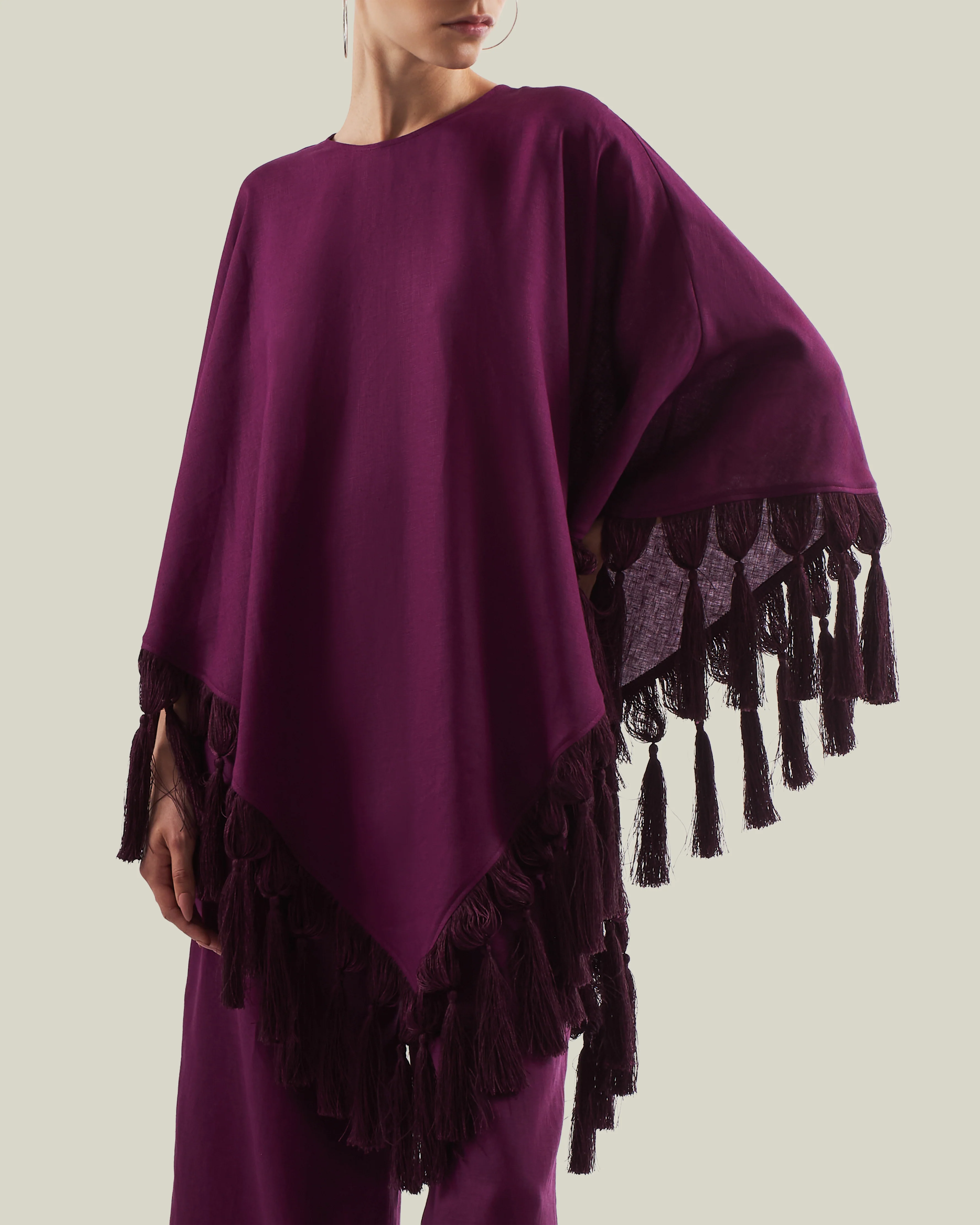 Gloria Blouse in Plum - Image 3