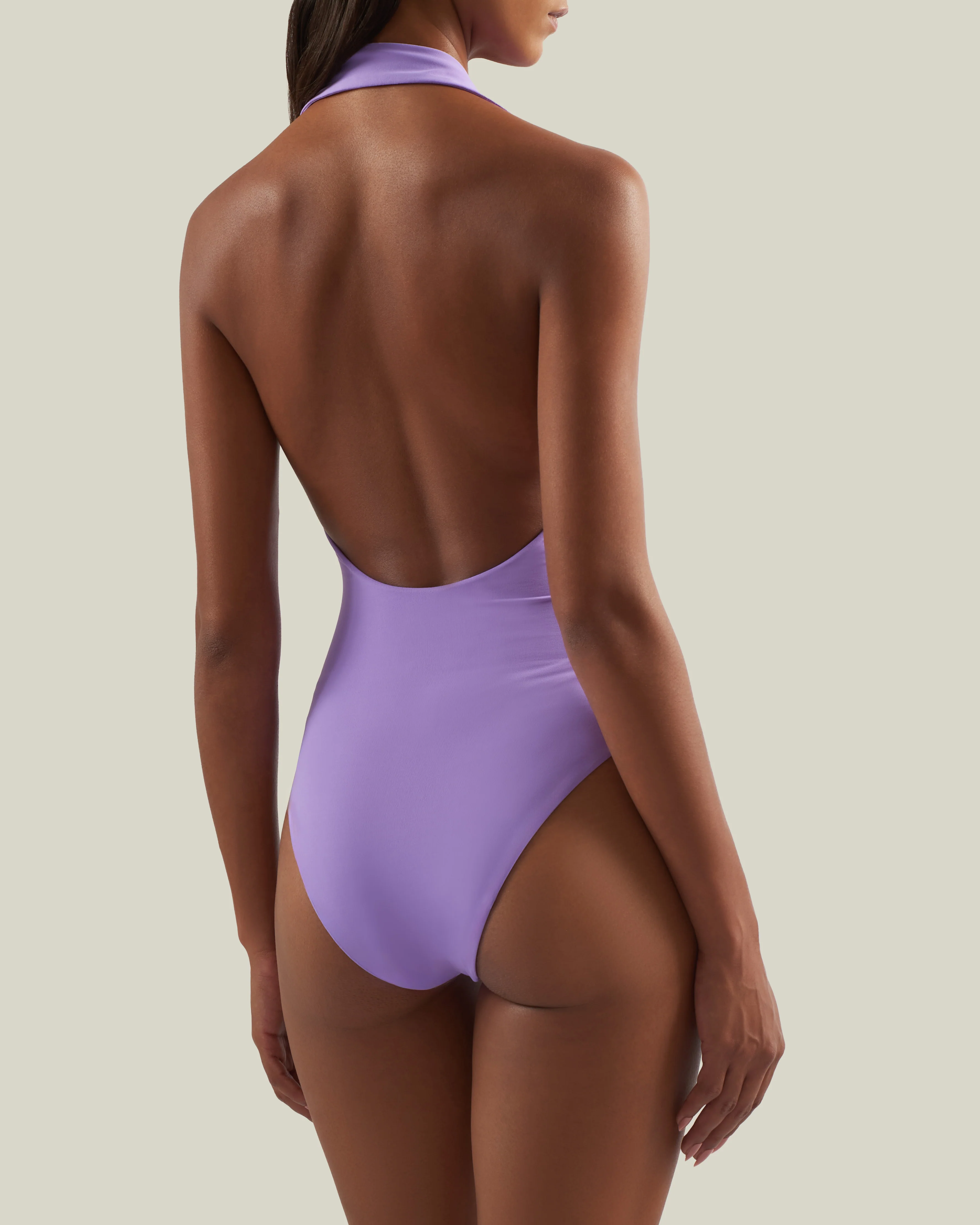 Grand Tropicana Swimsuit in Lavender - Image 5