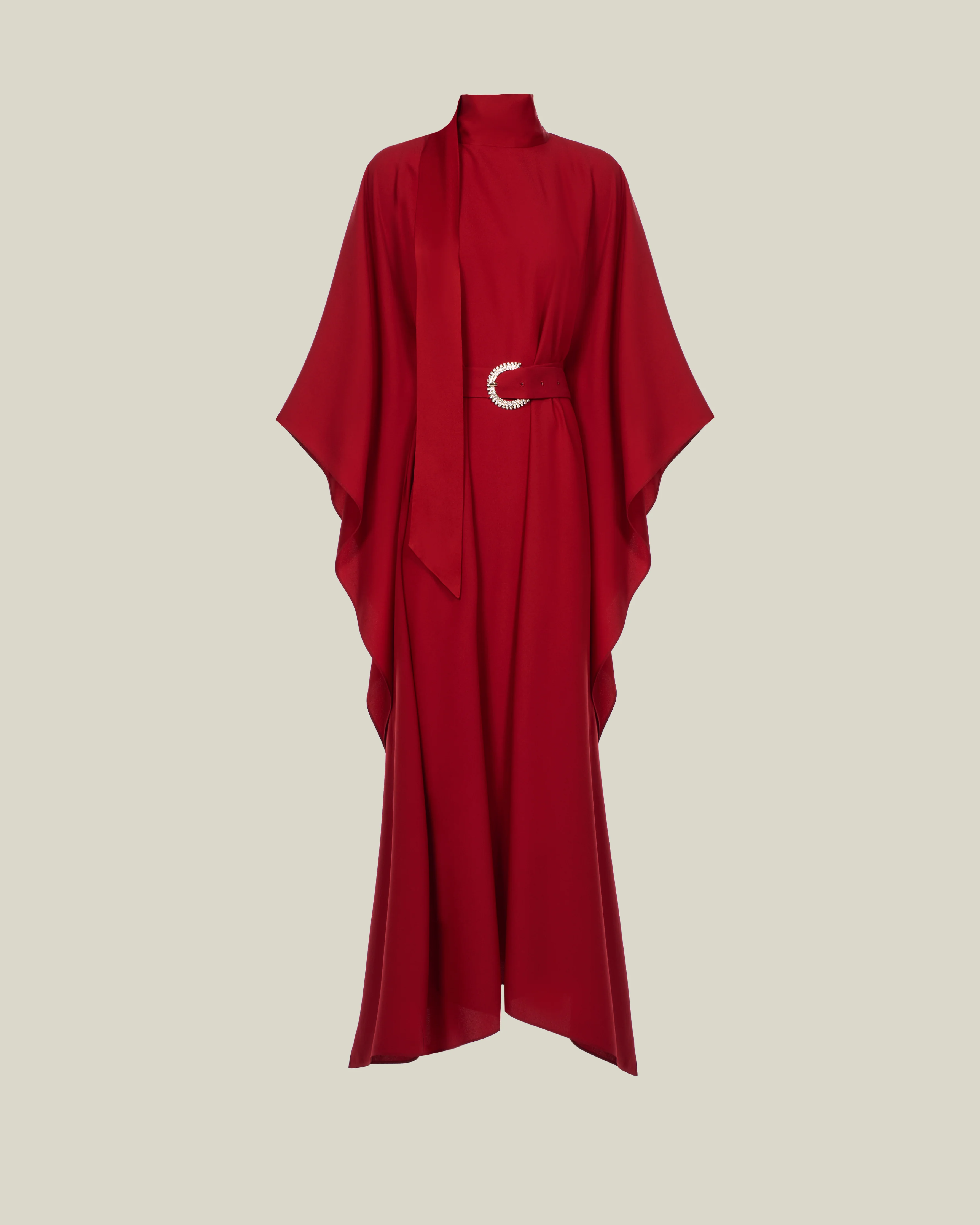La Luna Crystal Kaftan in Ruby - Image 3