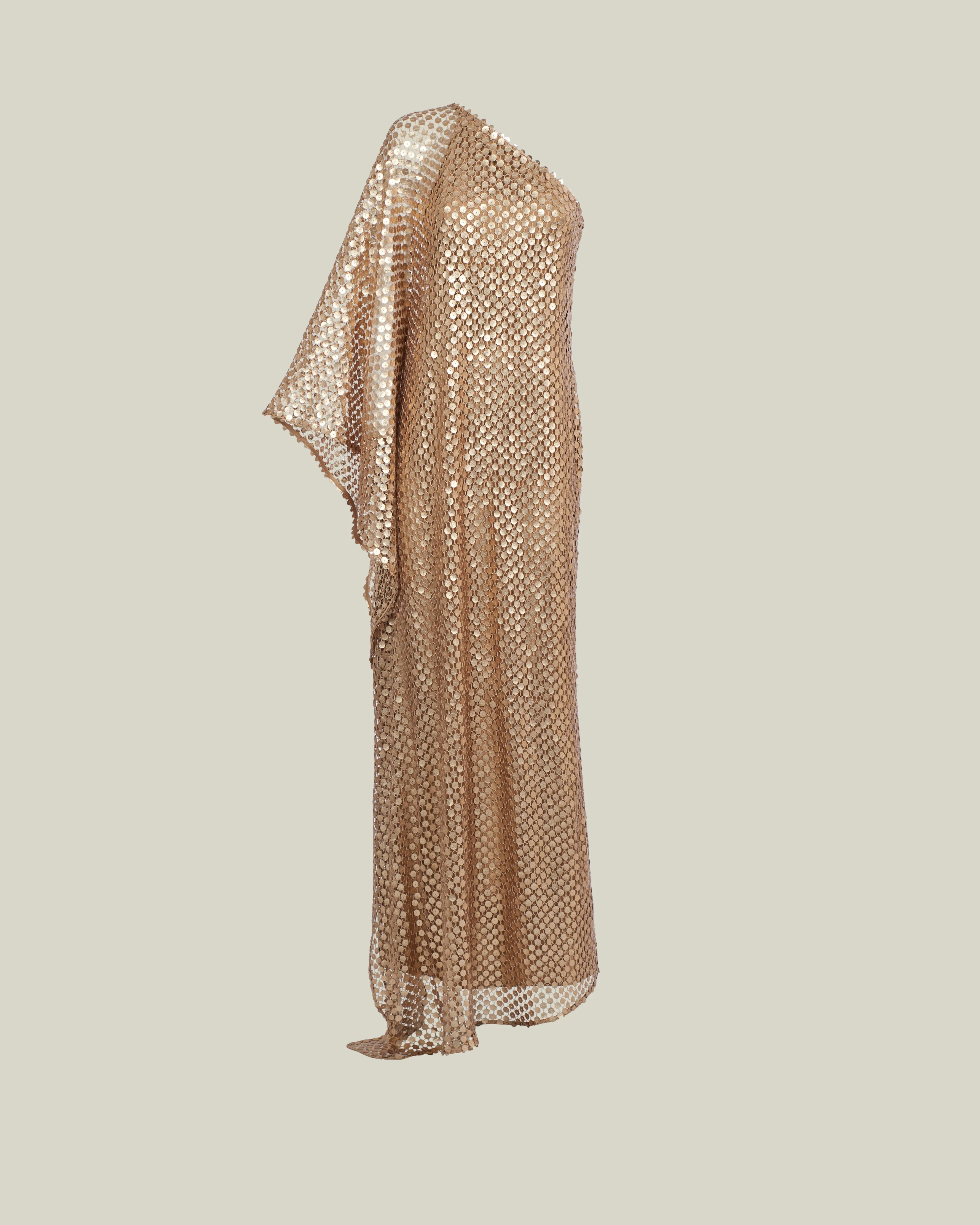 Le Dune Dress in Brass - Image 3