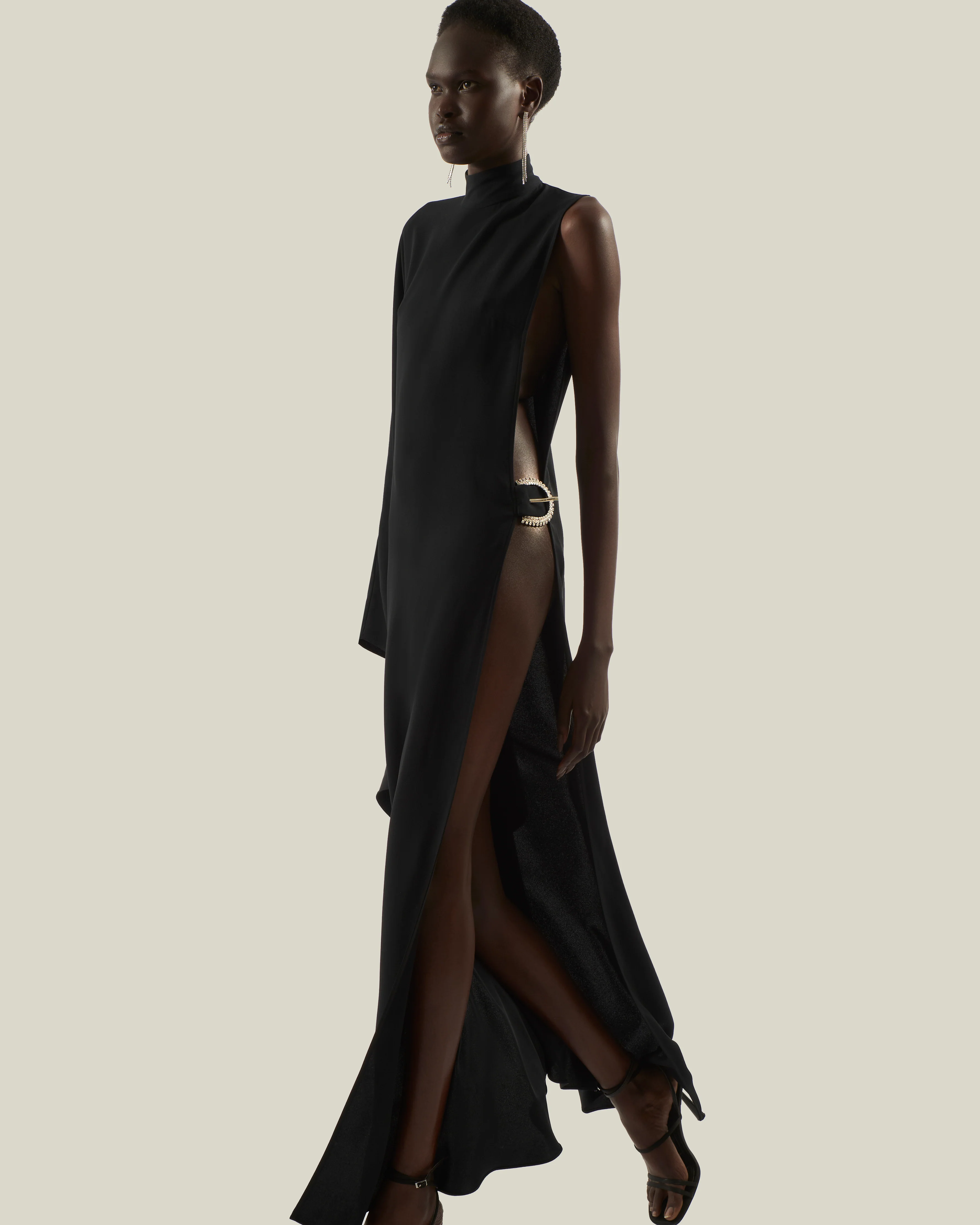 Michela Dress in Black - Image 5