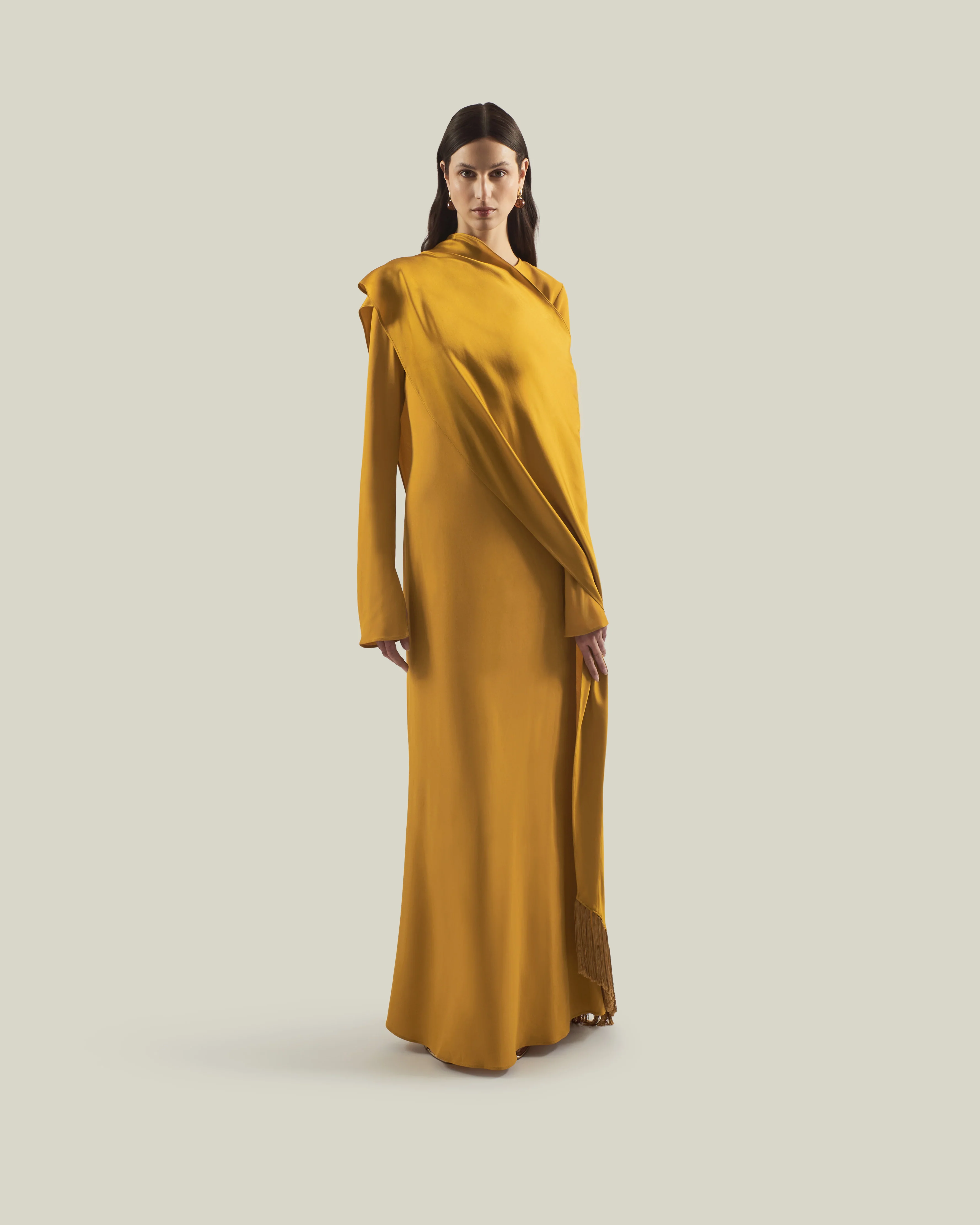 Mounia Dress in Amber