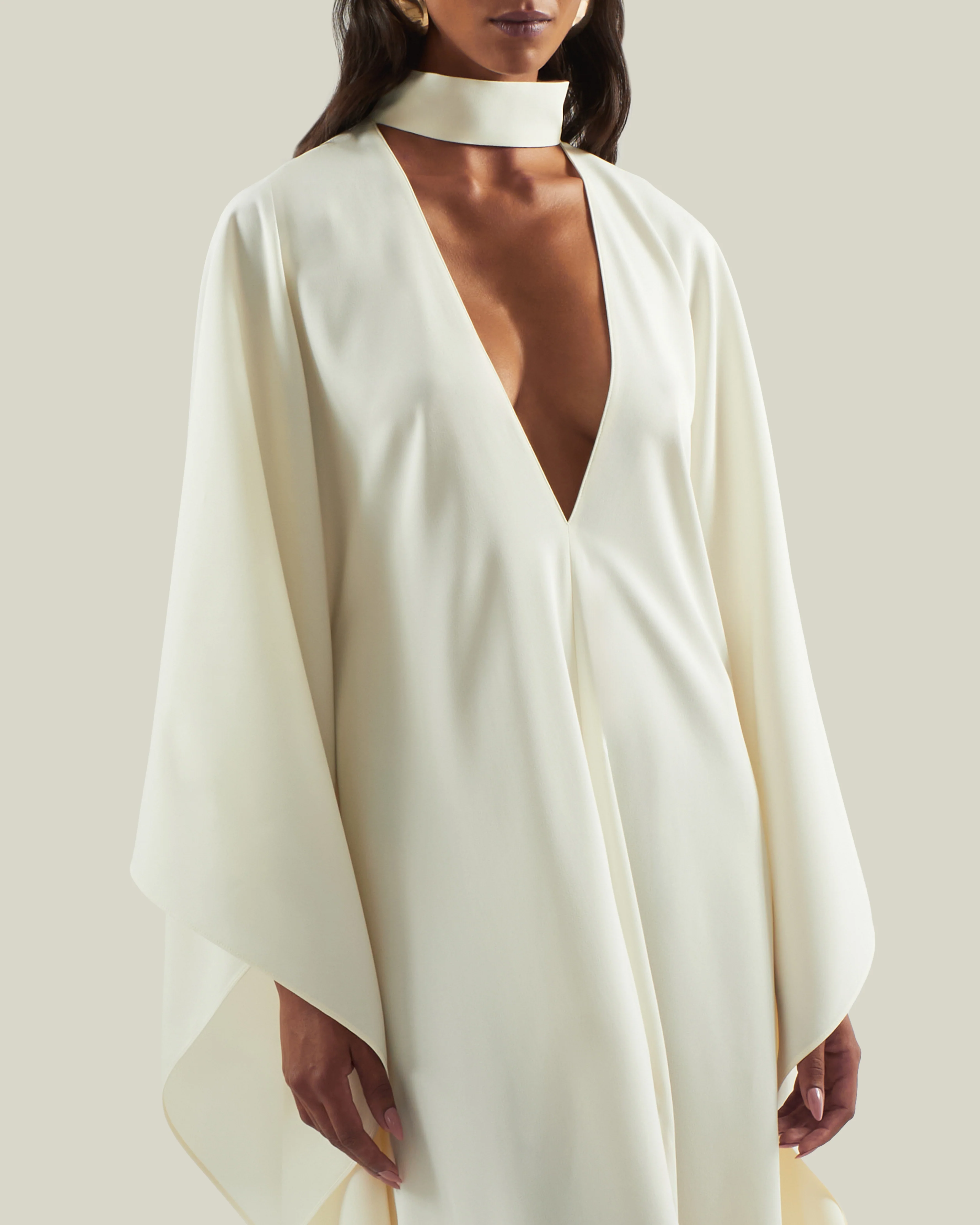 OOO Kaftan in Latte - Image 4