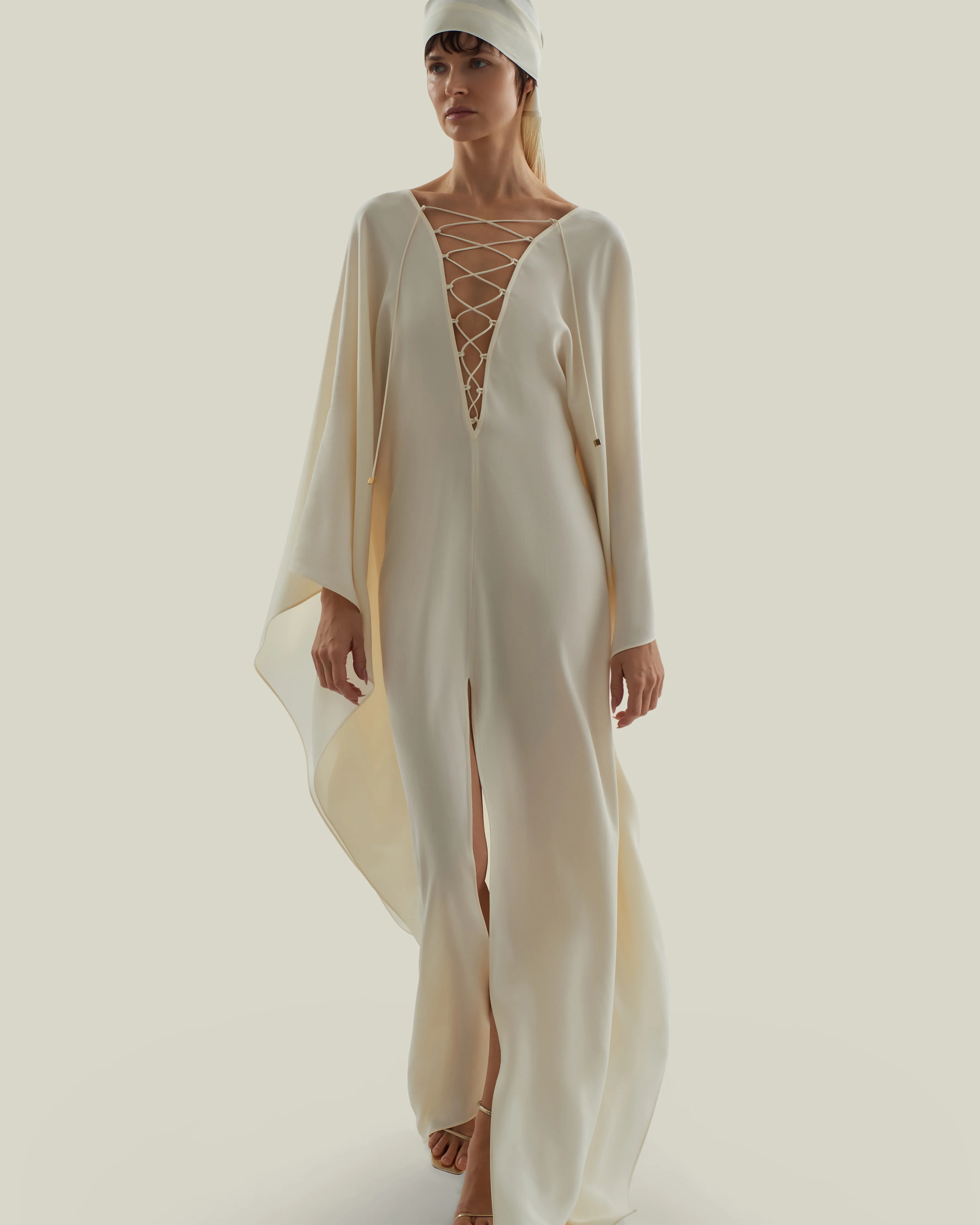 Sahara Kaftan in Ivory - Image 5