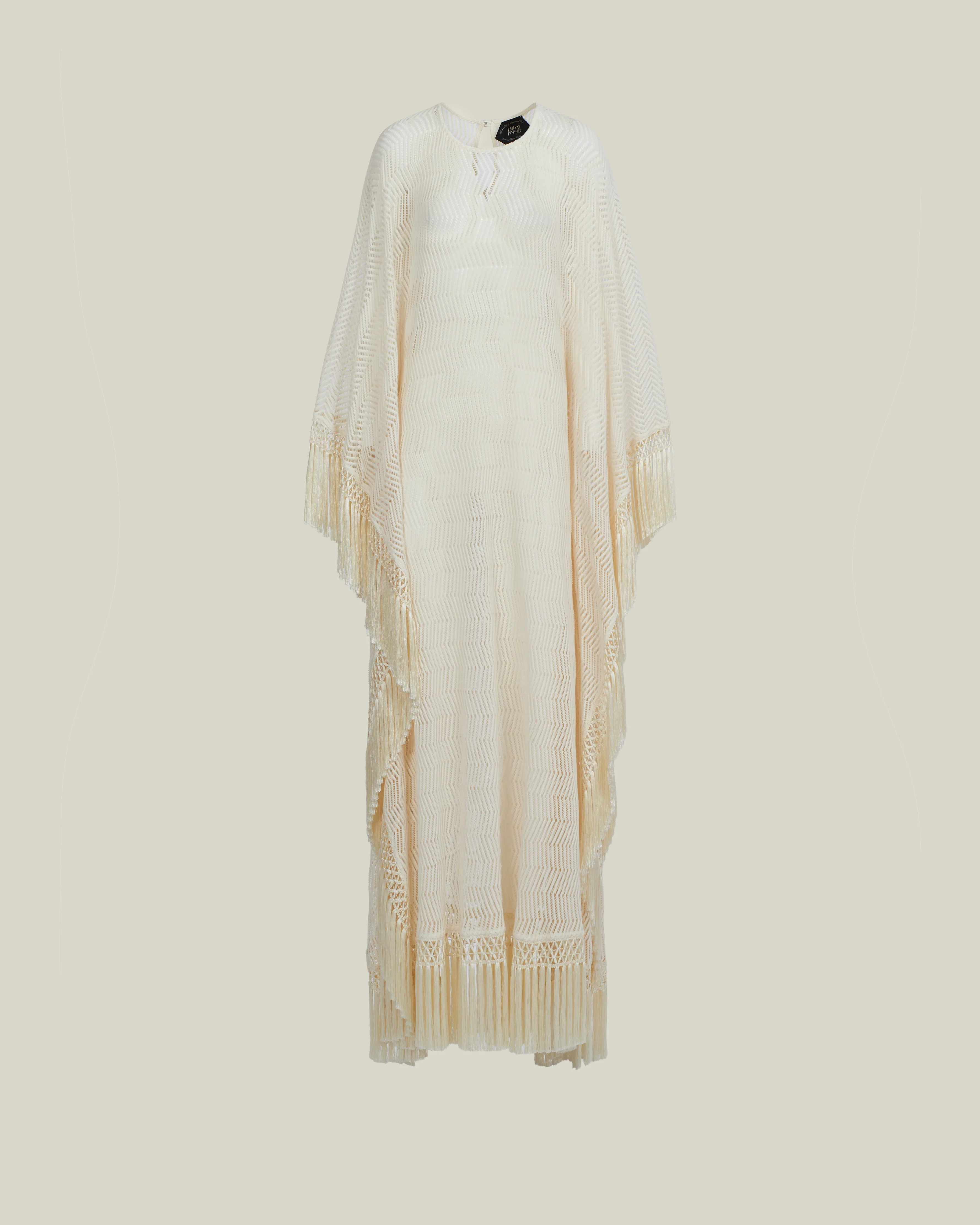 Santa Fe Kaftan in Ivory - Image 3