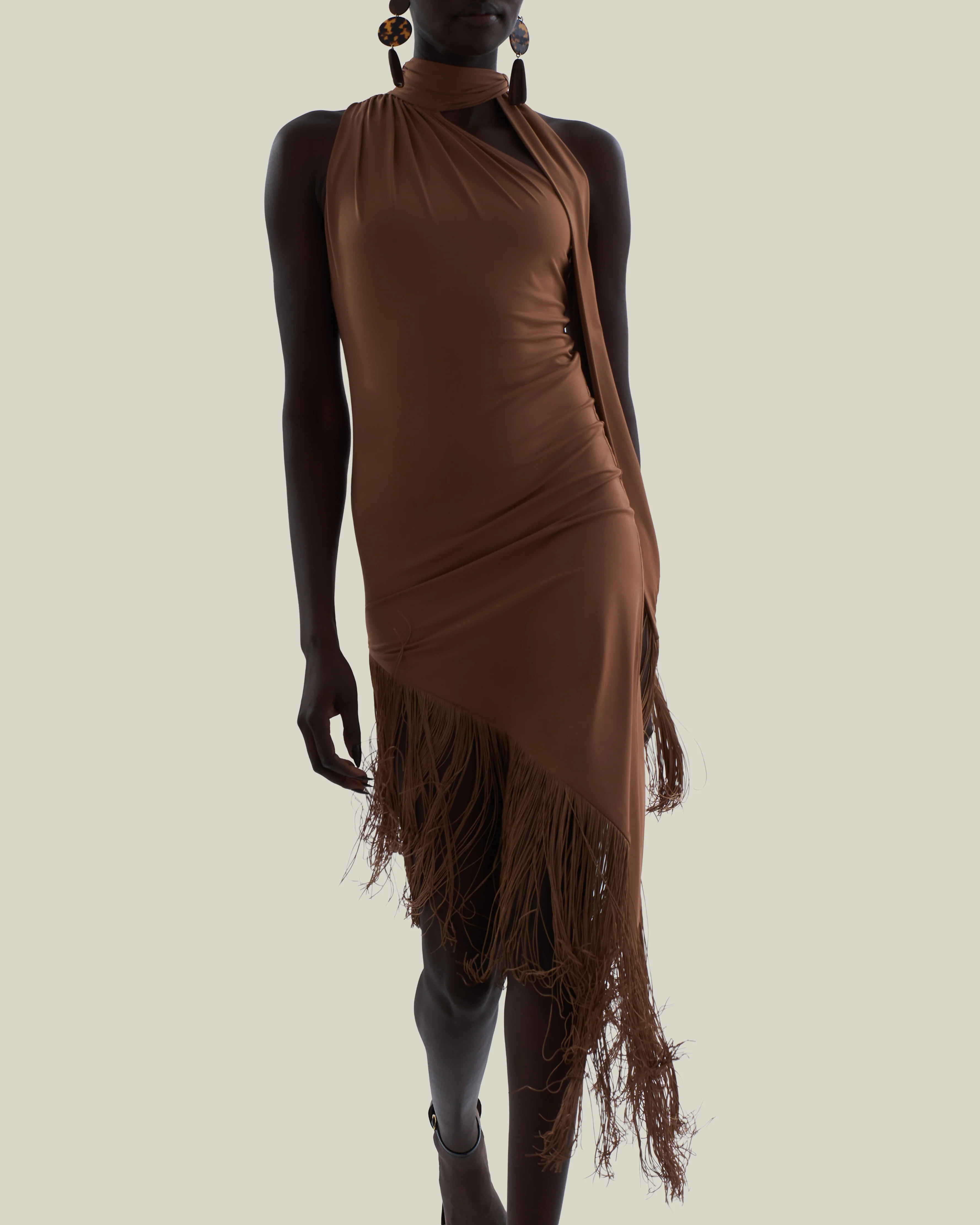 Siwa Dress in Camel - Image 5