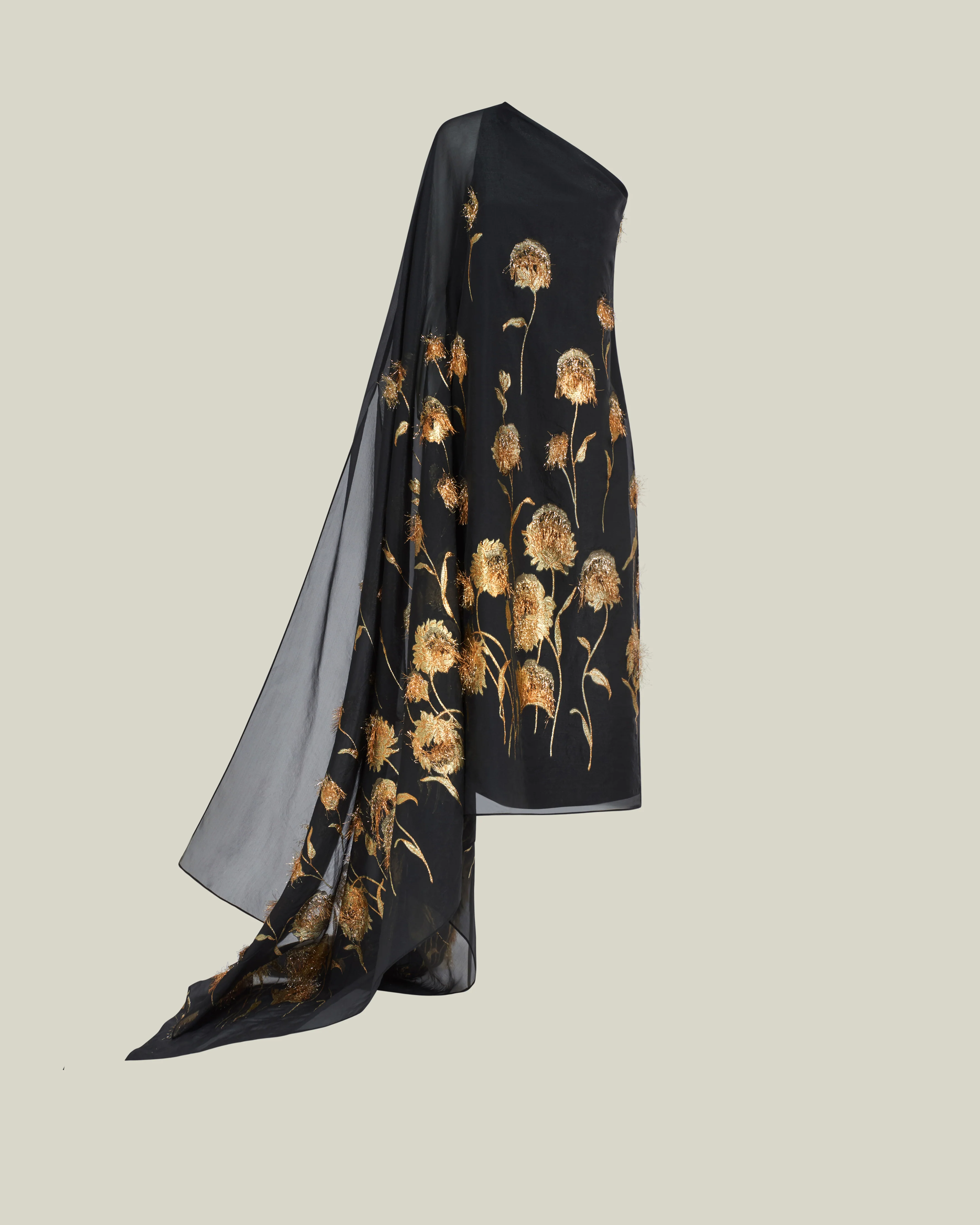 Steinem Dress in Black-Gold - Image 3
